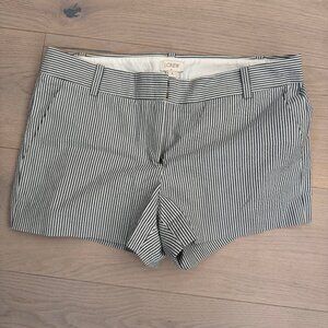 J.Crew Pinstriped Shorts — Size 4